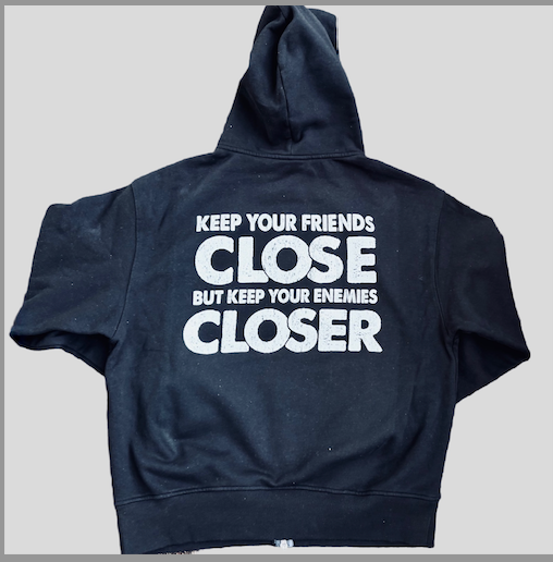 GANGSTERS LAST SUPPER HOODIE BLACK