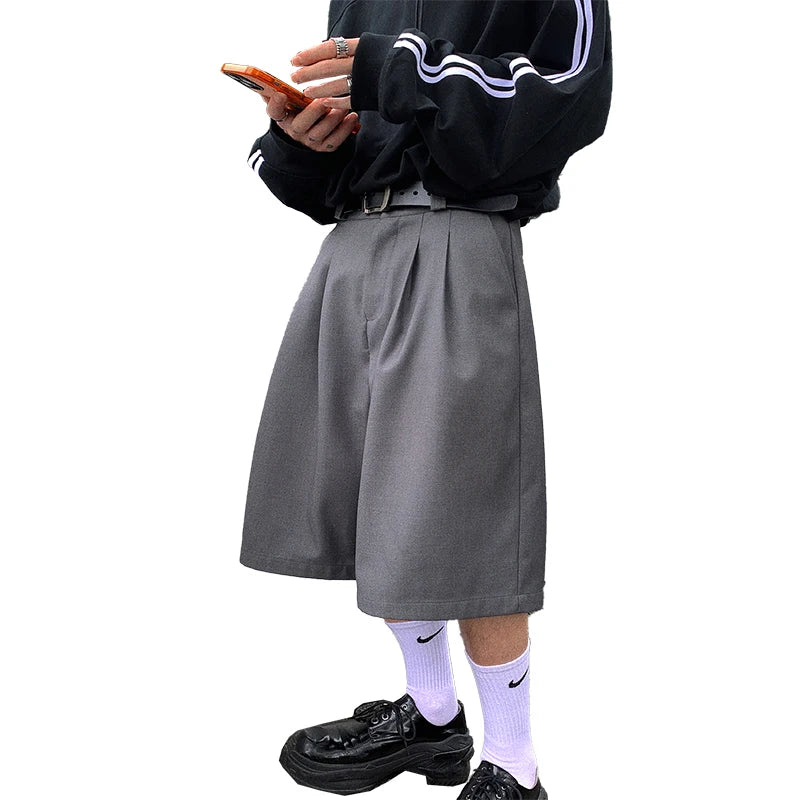 Mauroicardi  Grey Pleated Shorts