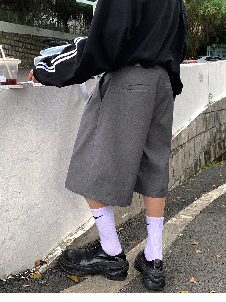 Mauroicardi  Grey Pleated Shorts