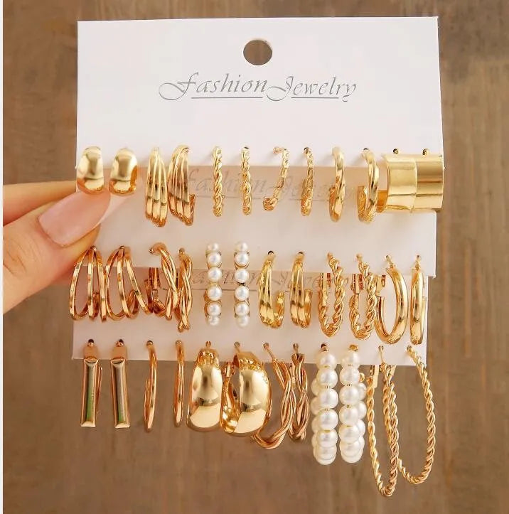 24 Pairs Earrings Set