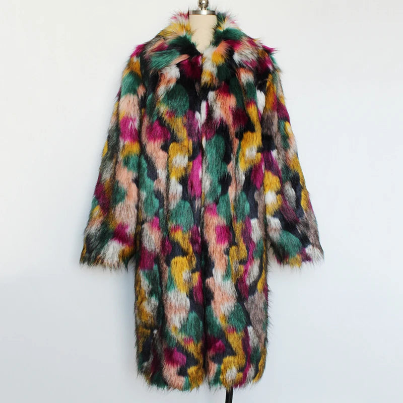 PFHQ Long Faux Fur Jacket