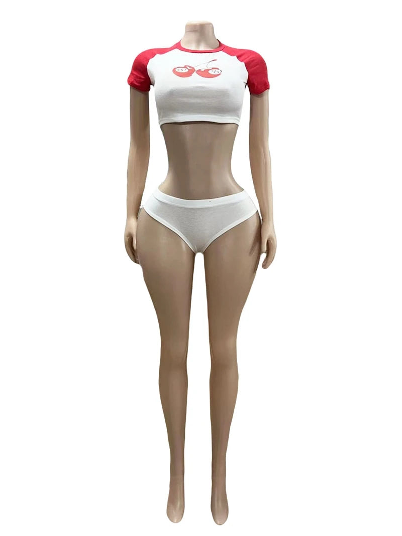 STYLISH LADY Printed 2 Piece Set