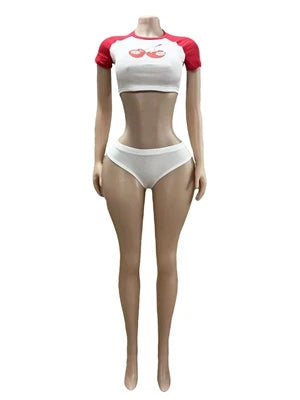 STYLISH LADY Printed 2 Piece Set