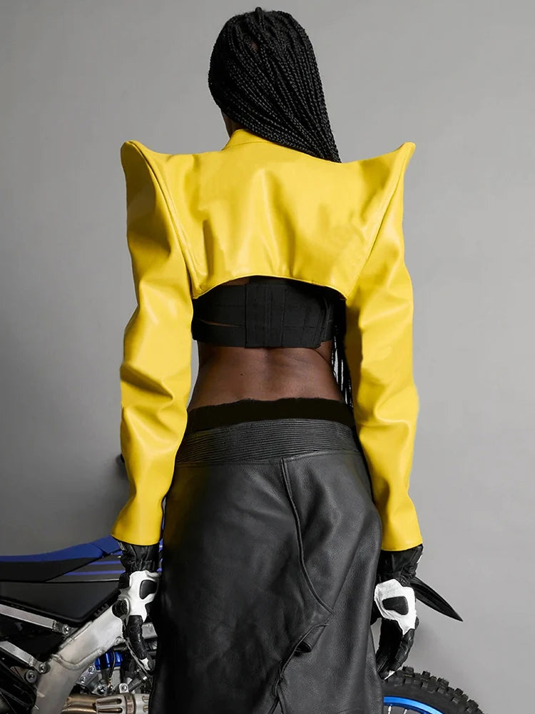 Sisterlinda Leather Zipper Jacket