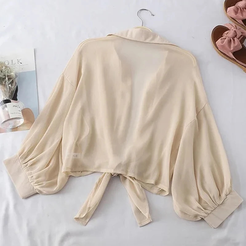 Half Sleeve Chiffon Shirt