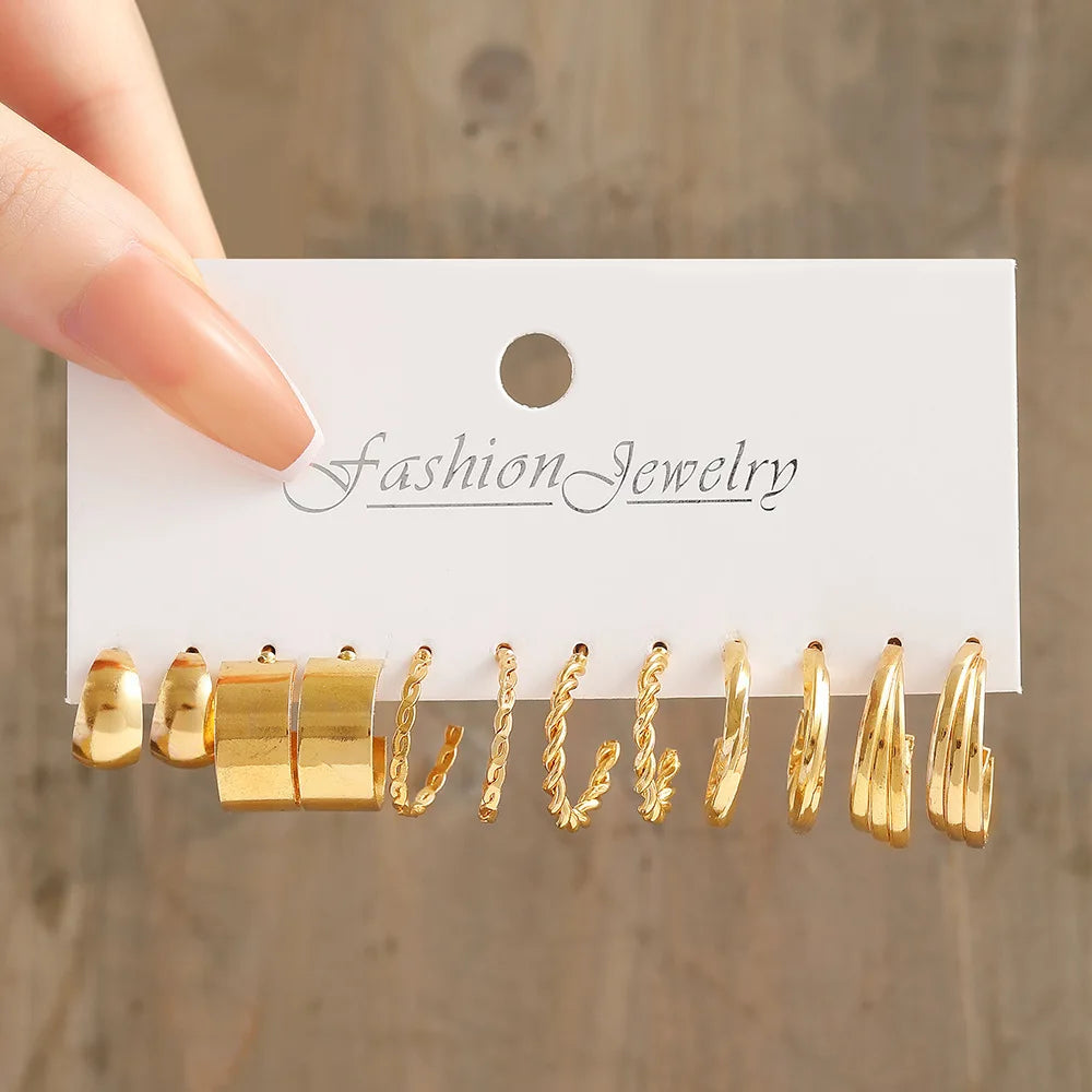 24 Pairs Earrings Set