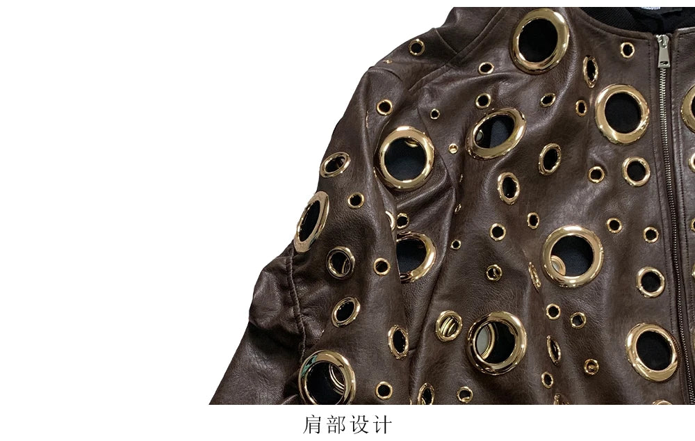 Autumn Oversized  Pu Leather Jacket