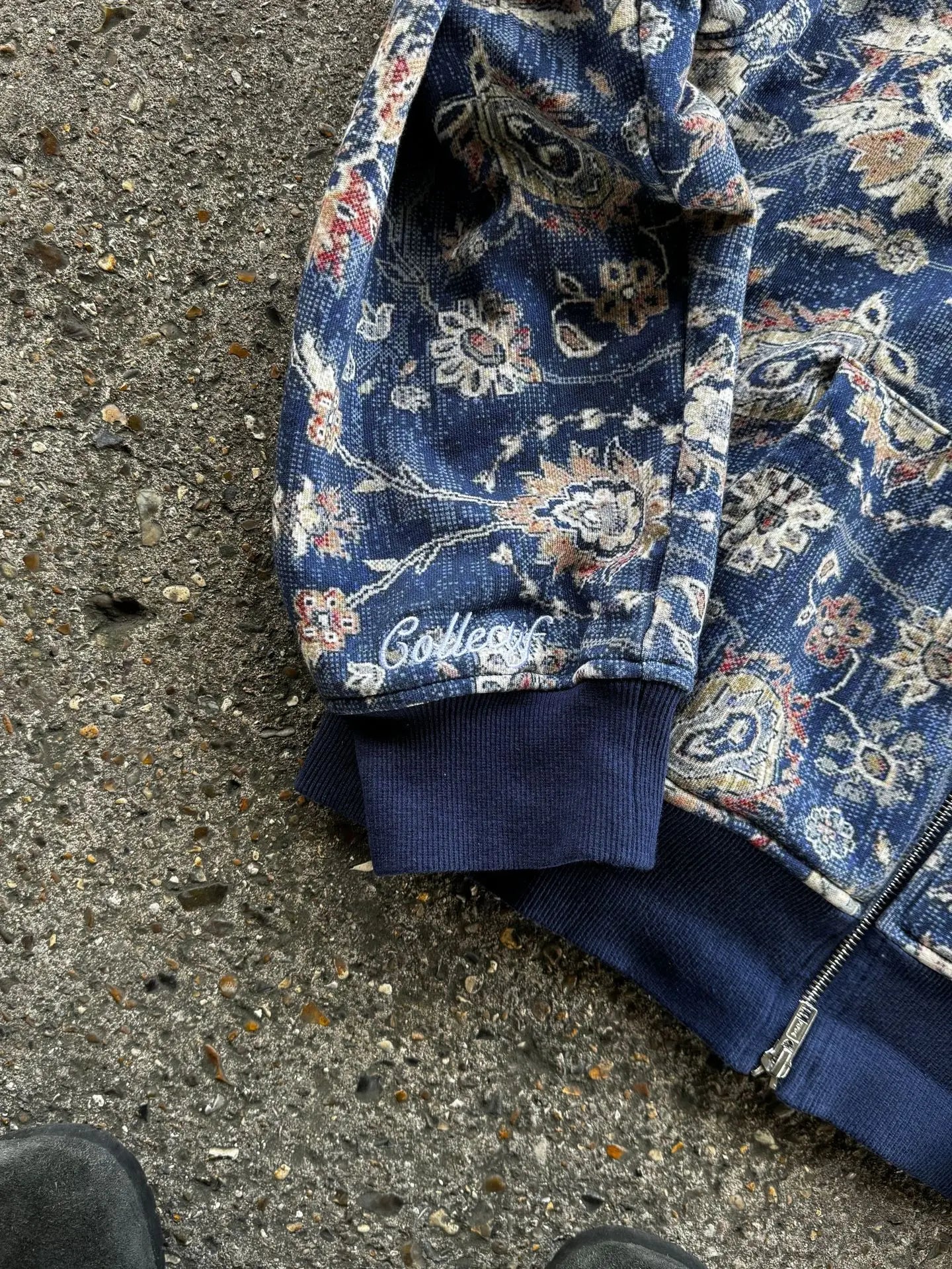 Street Retro Zipper Hoodie