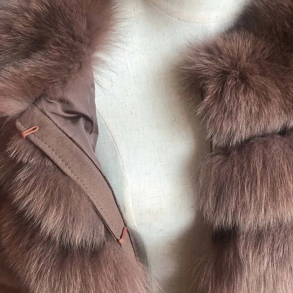 Queentina Real Fox Fur Coat