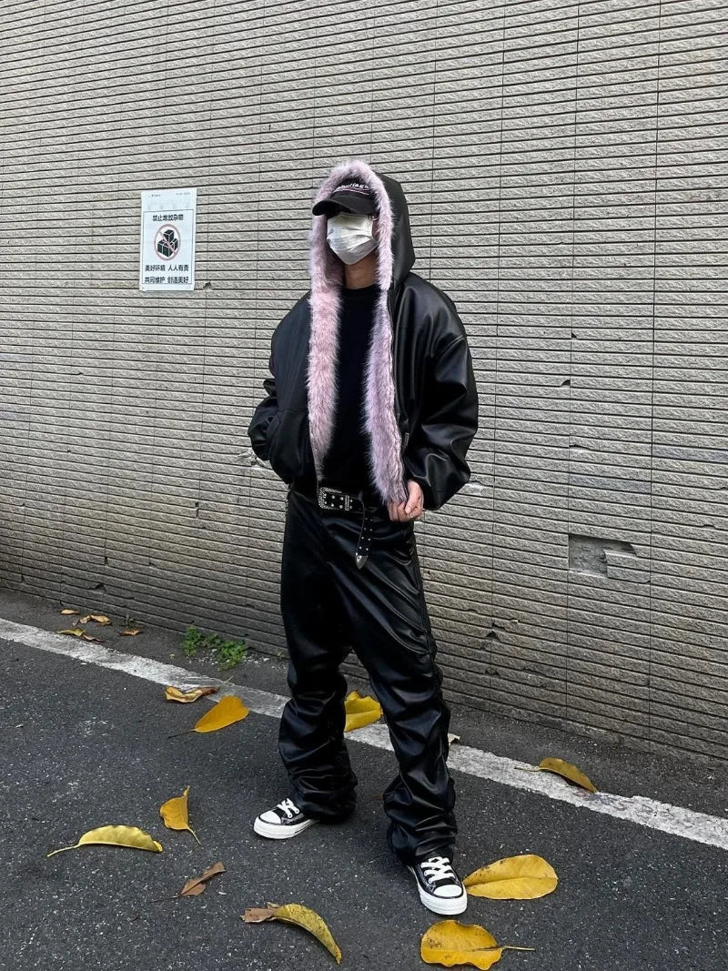 2025 Vintage Fur Collar Jacket