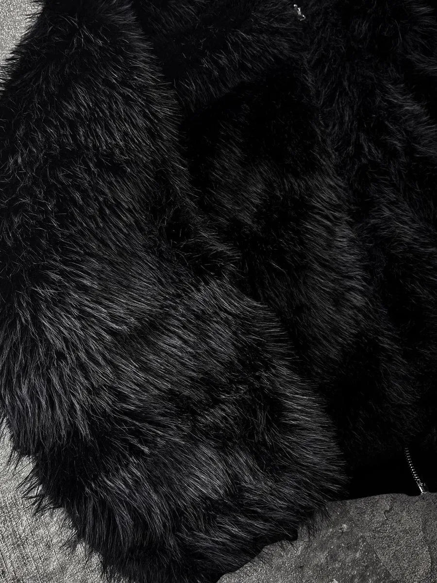 Reversible Faux Fur Coat