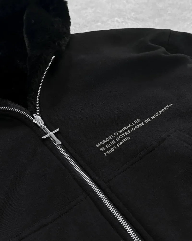 Y2K  Simple Personality Design Double-Sided Zipper Hoodie