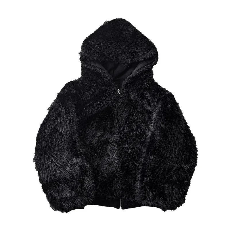 Reversible Faux Fur Coat