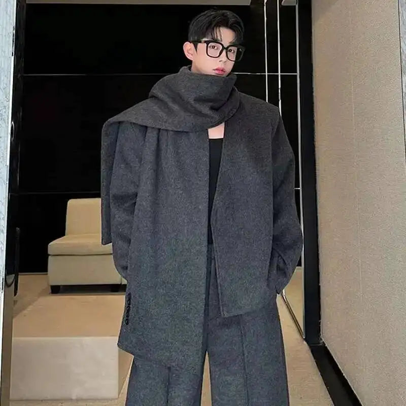 Milan Style Pullover Scarf Set