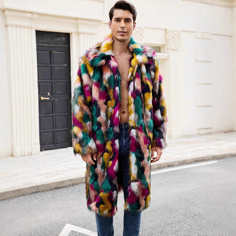 PFHQ Long Faux Fur Jacket