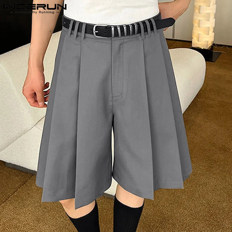 Pleated Loose Summer Casual Shorts