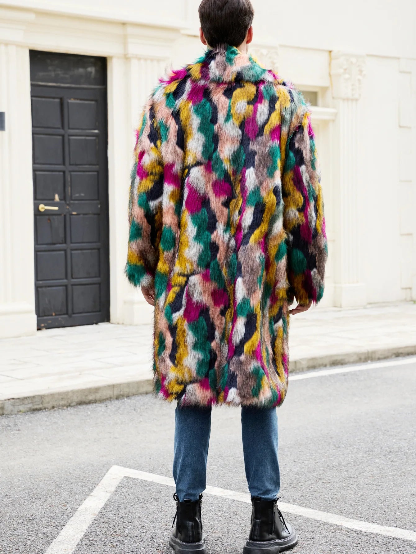 PFHQ Long Faux Fur Jacket