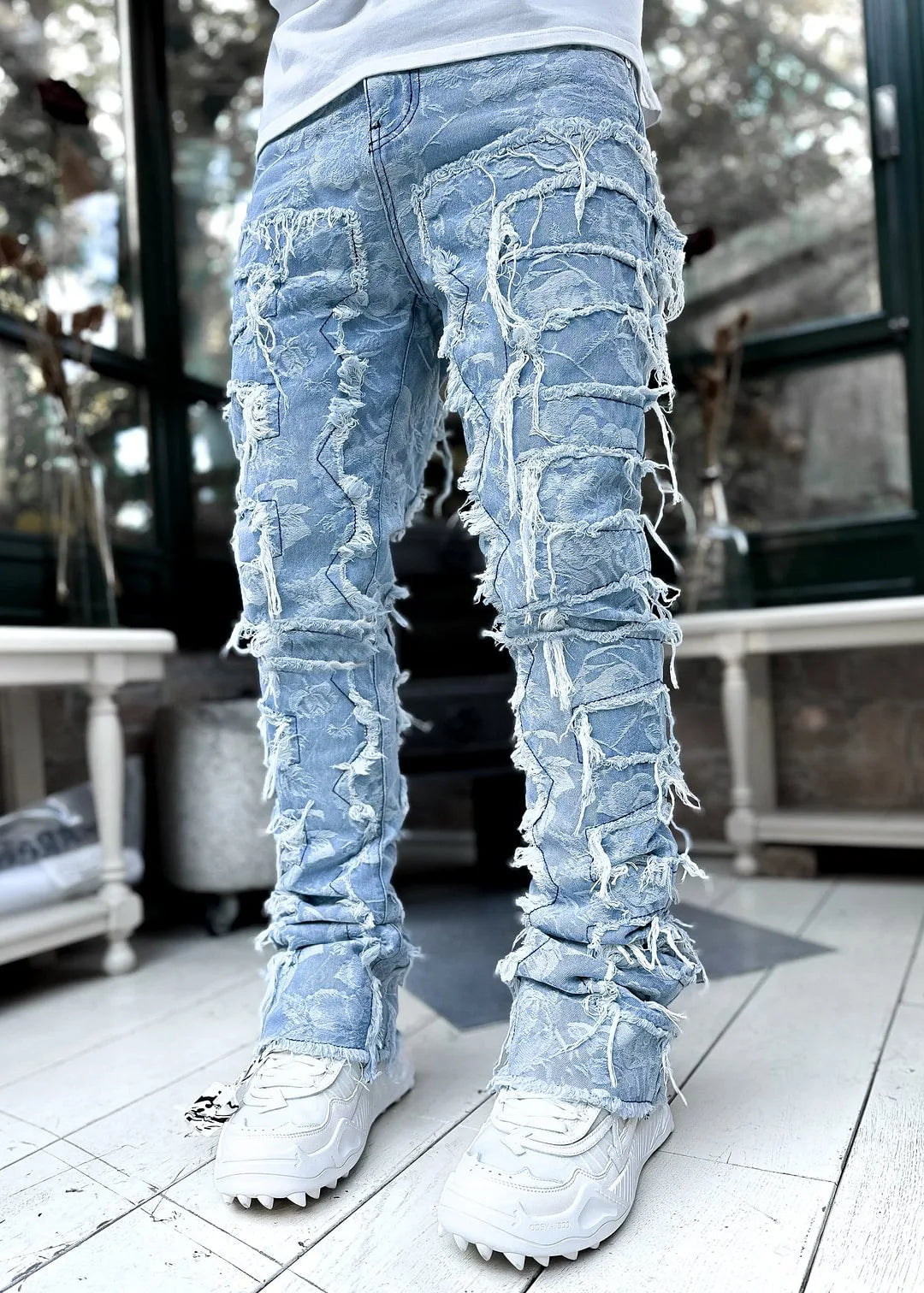 Regular Fit Stacked Jeans