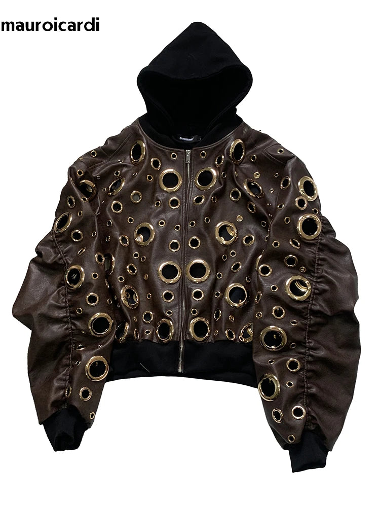 Autumn Oversized  Pu Leather Jacket