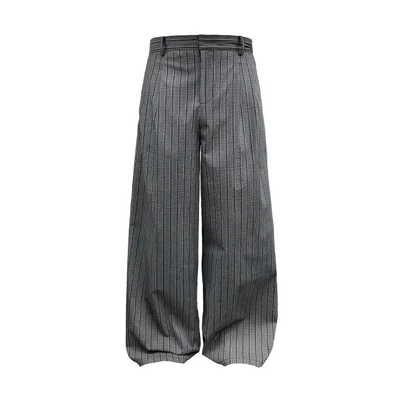 Mauroicardi Oversized Long Grey Trousers