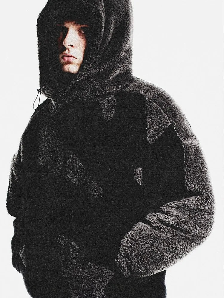 Y2K Men's Furry Hoodie
