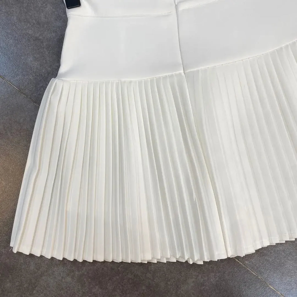High Waist Short Mini Pleated Skirt