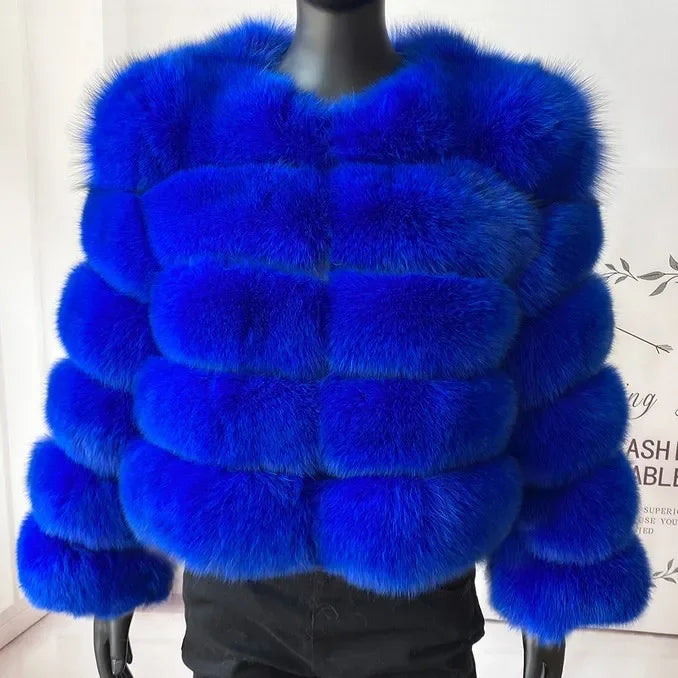 Women's Fashion Faux Fur Coat
