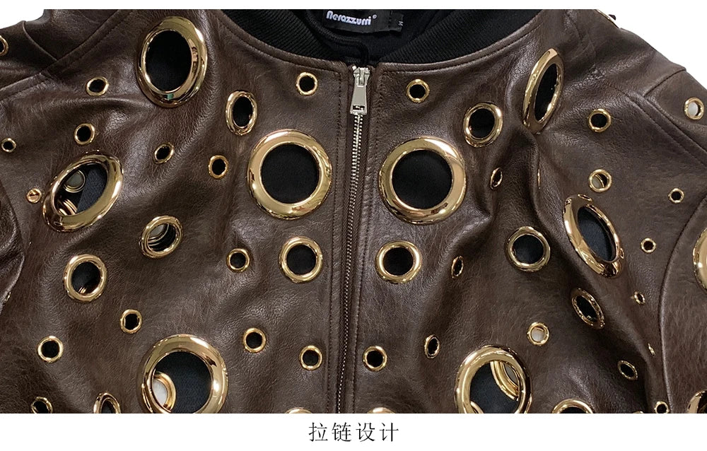 Autumn Oversized  Pu Leather Jacket