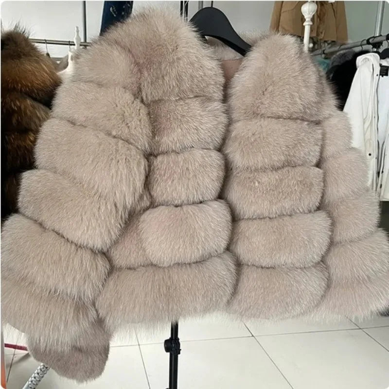 Women's Fashion Faux Fur Coat