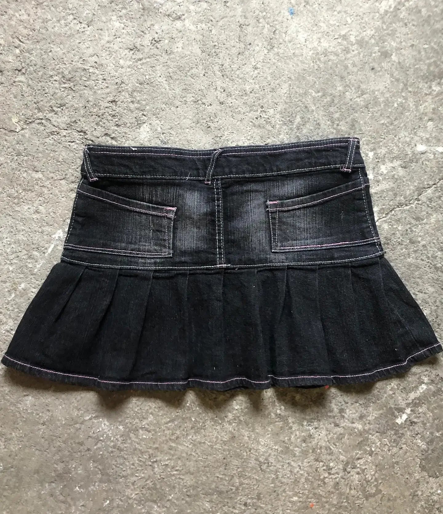 Y2K Low Waist Slim Mini Skirt