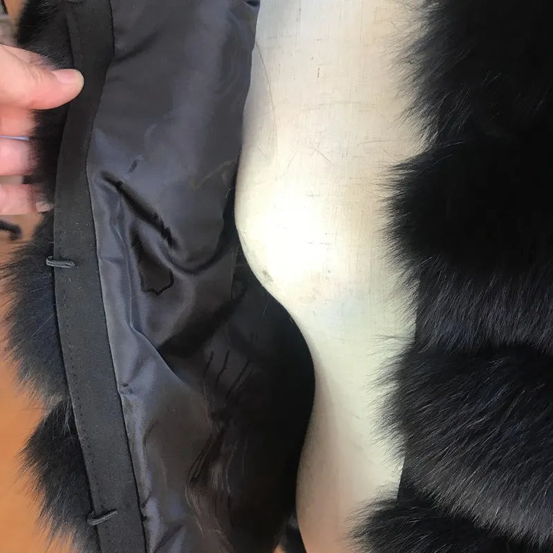 Queentina Real Fox Fur Coat