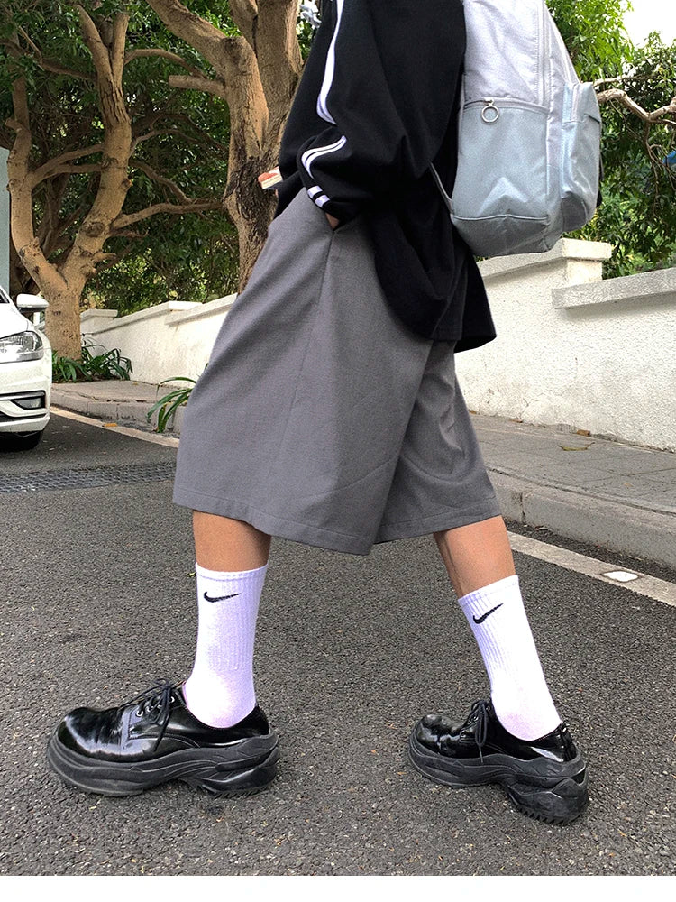 Mauroicardi  Grey Pleated Shorts