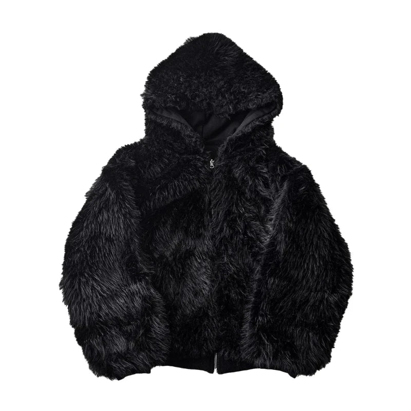 Reversible Faux Fur Coat