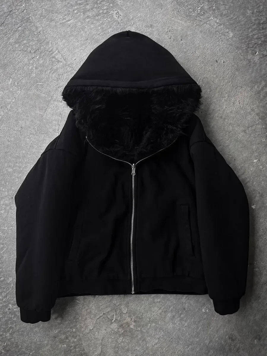 Reversible Faux Fur Coat