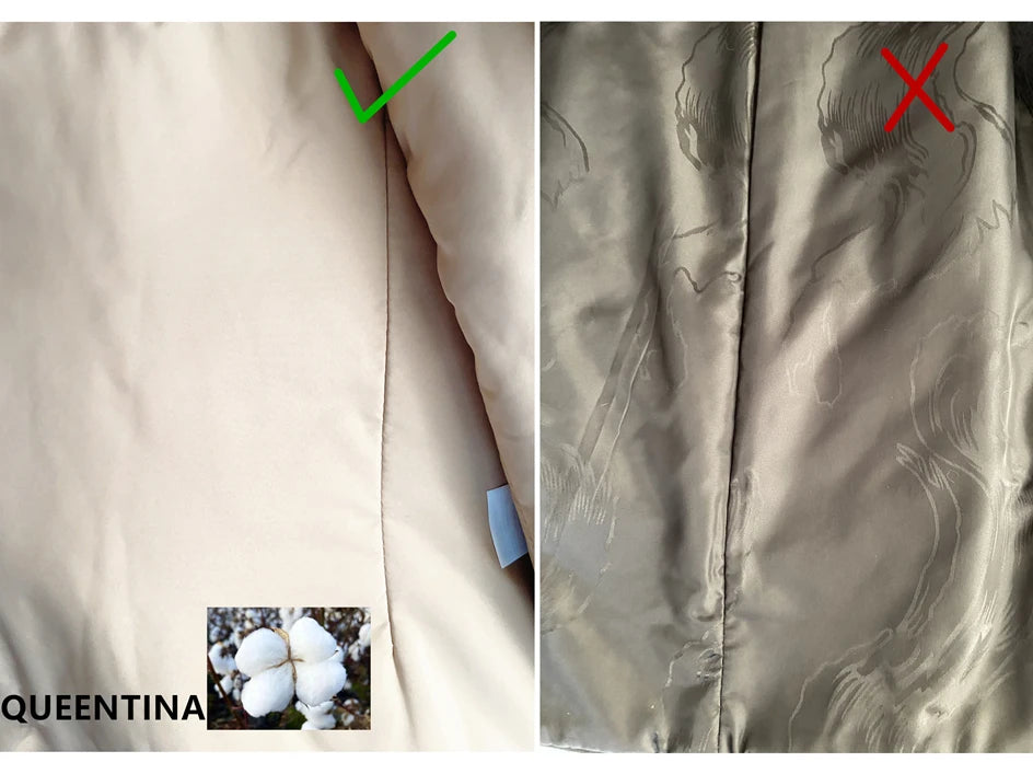 QUEENTINA  Real Fox Fur Coat