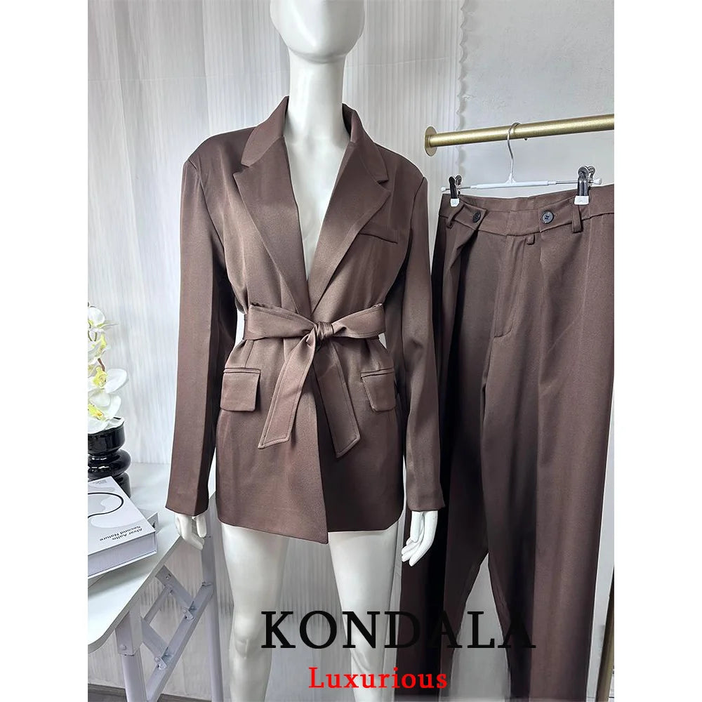KONDALA Office Lady Casual Chic Set