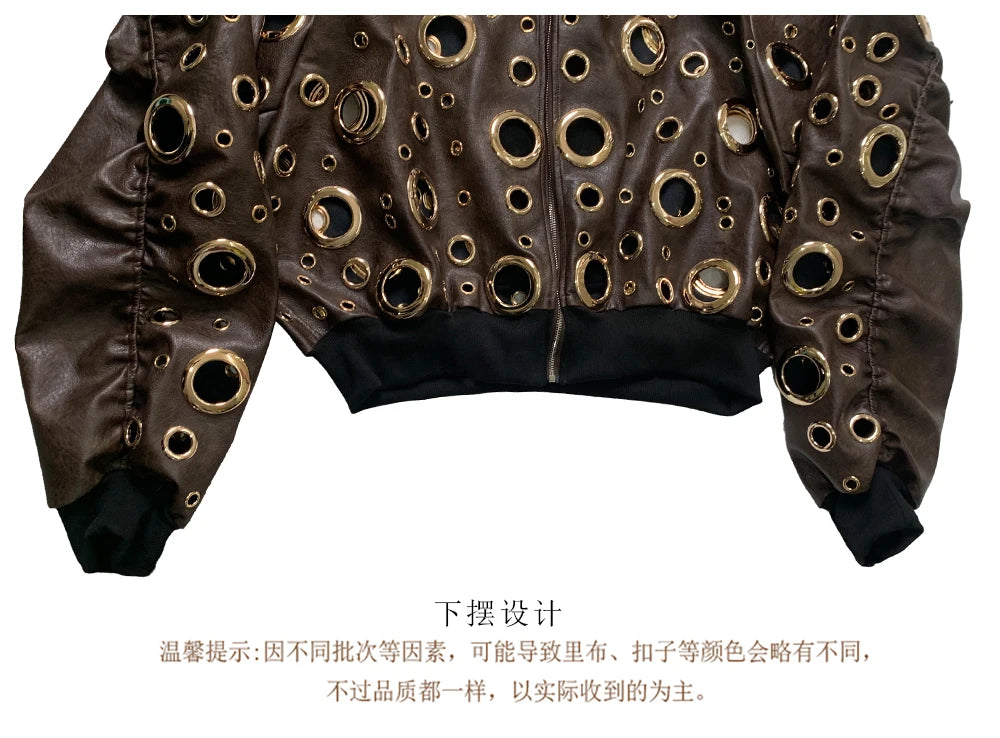 Autumn Oversized  Pu Leather Jacket