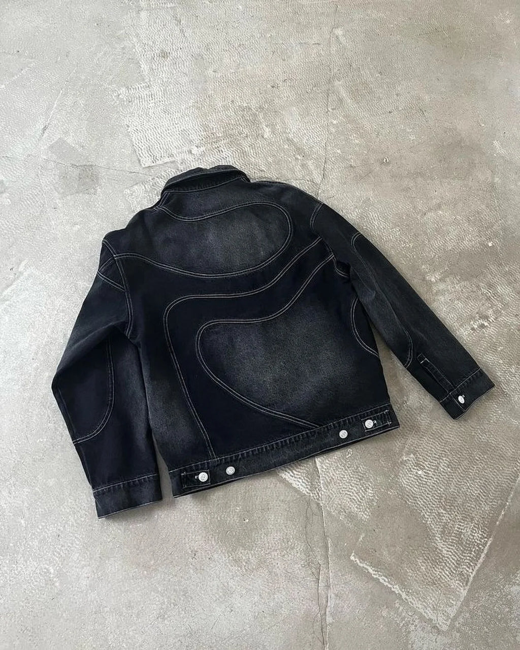 Y2K Motorcycle Denim Set