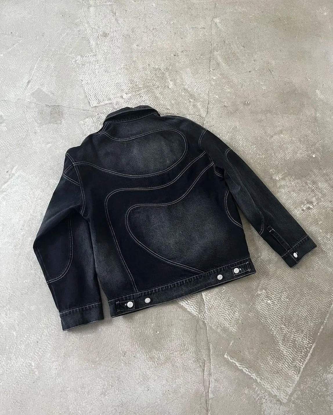 Y2K Motorcycle Denim Set