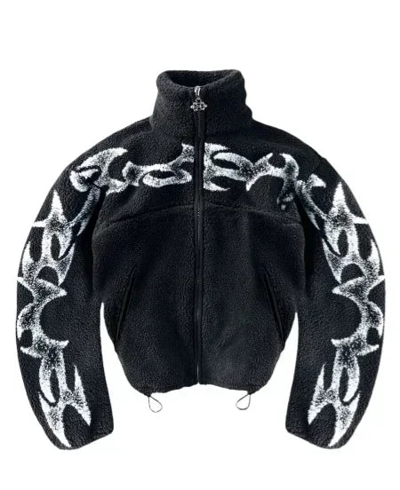 Vintage Oversized Polar Ceket Jacket