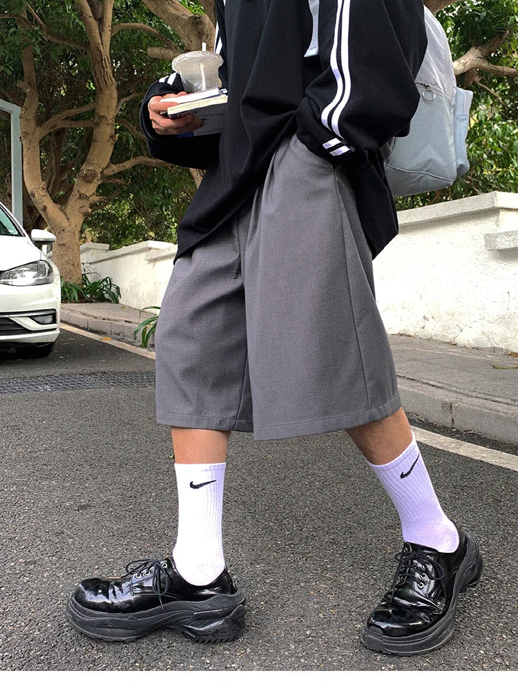 Mauroicardi  Grey Pleated Shorts