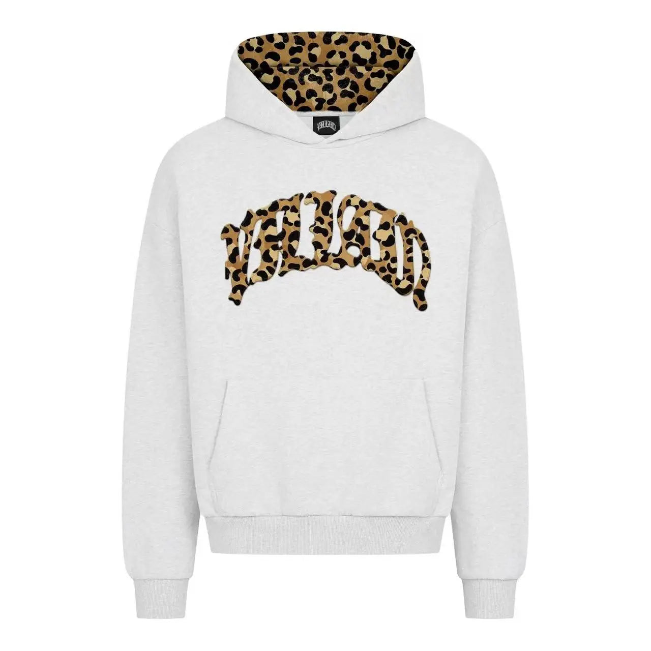 Leopard Print Embroidery Patch Sportswear Set