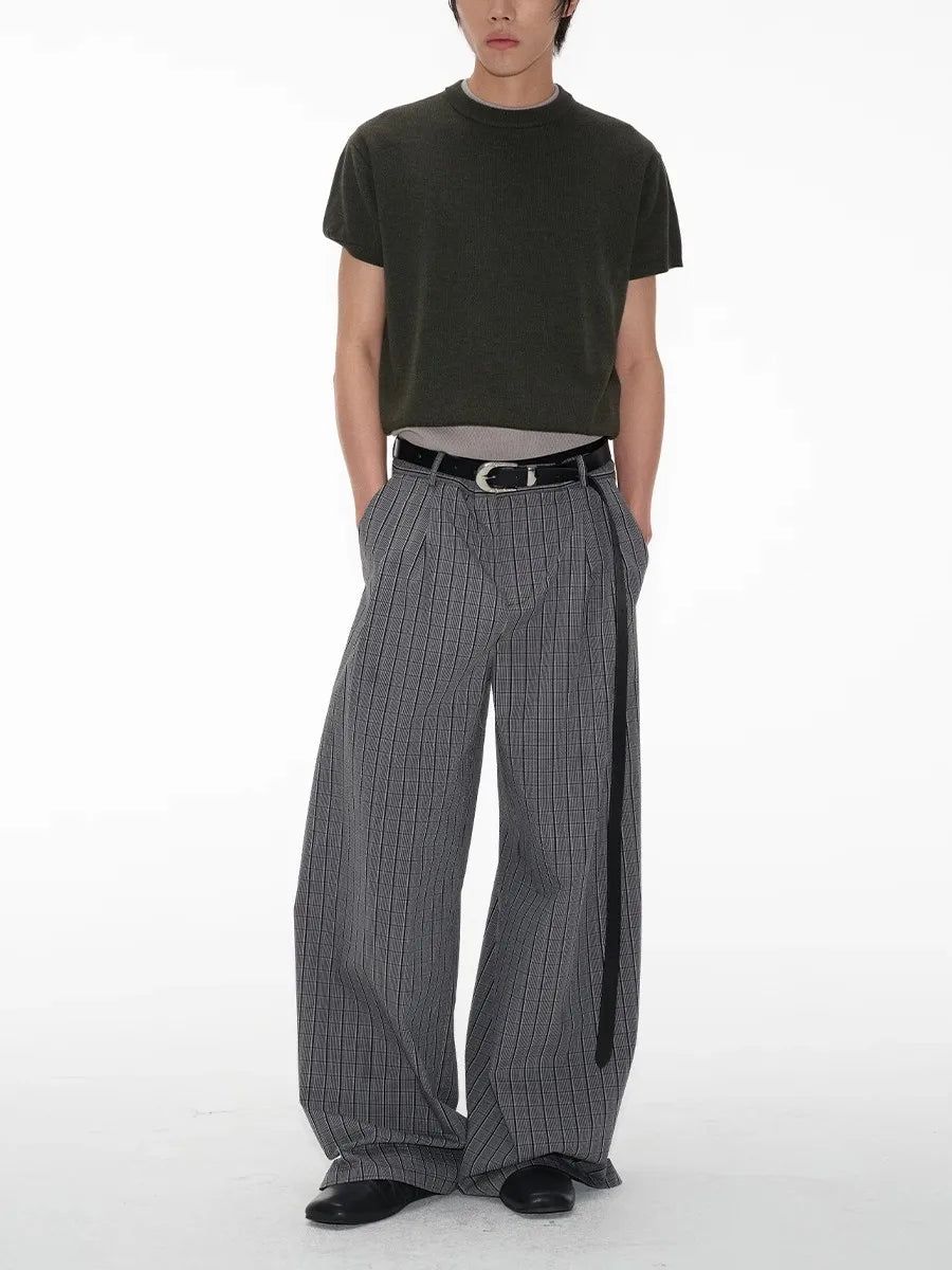 Mauroicardi Oversized Long Grey Trousers