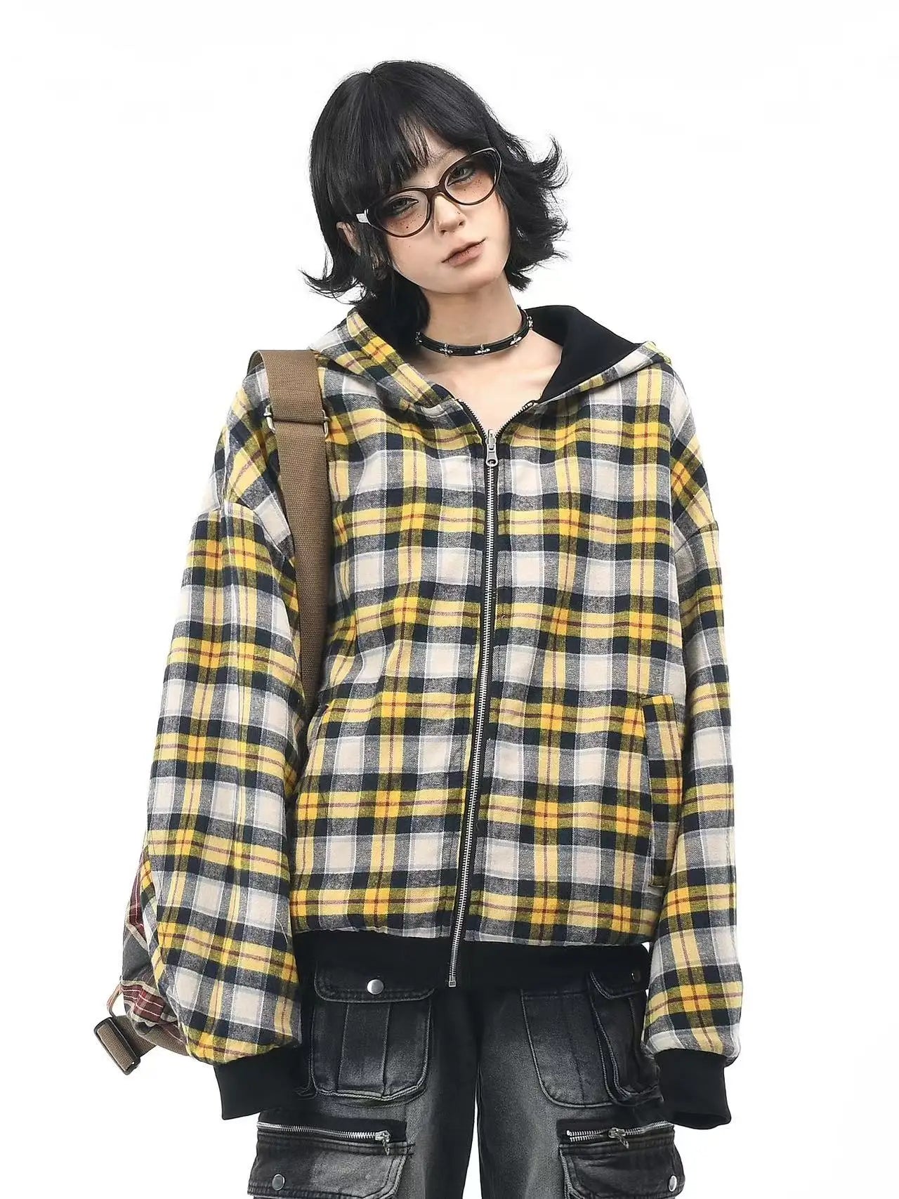 Simple Plaid Double-Sided Coat