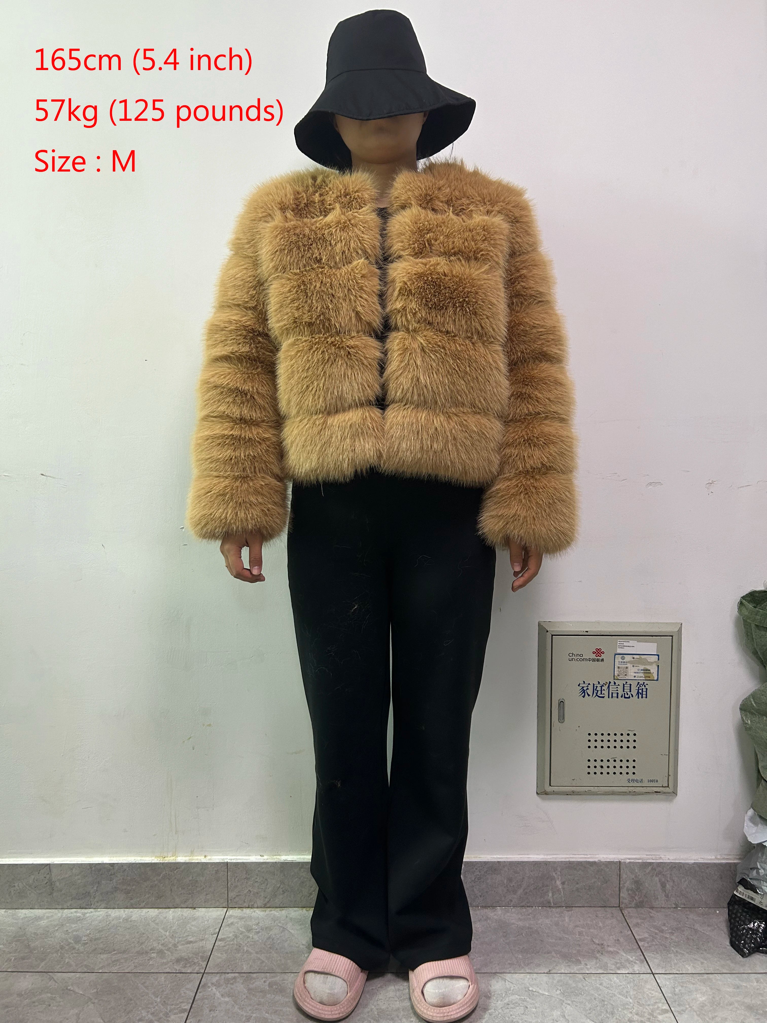 Women's Fashion Faux Fur Coat