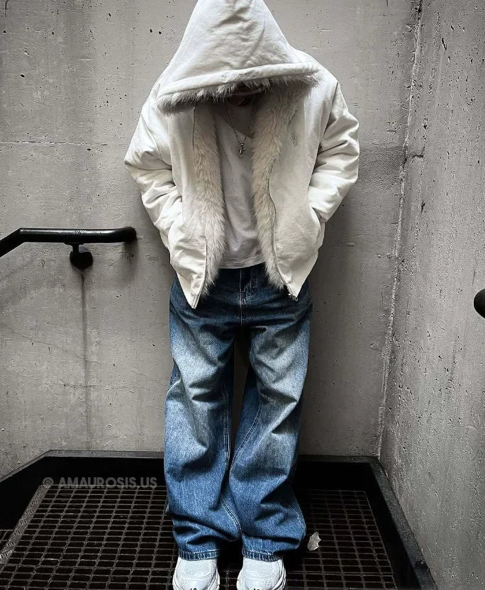 Reversible Faux Fur Coat