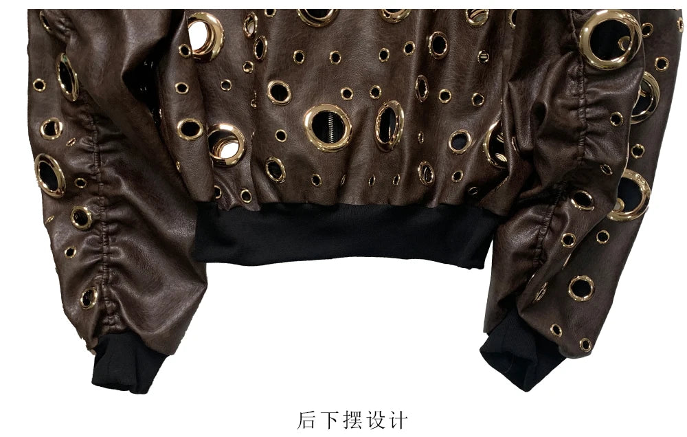 Autumn Oversized  Pu Leather Jacket