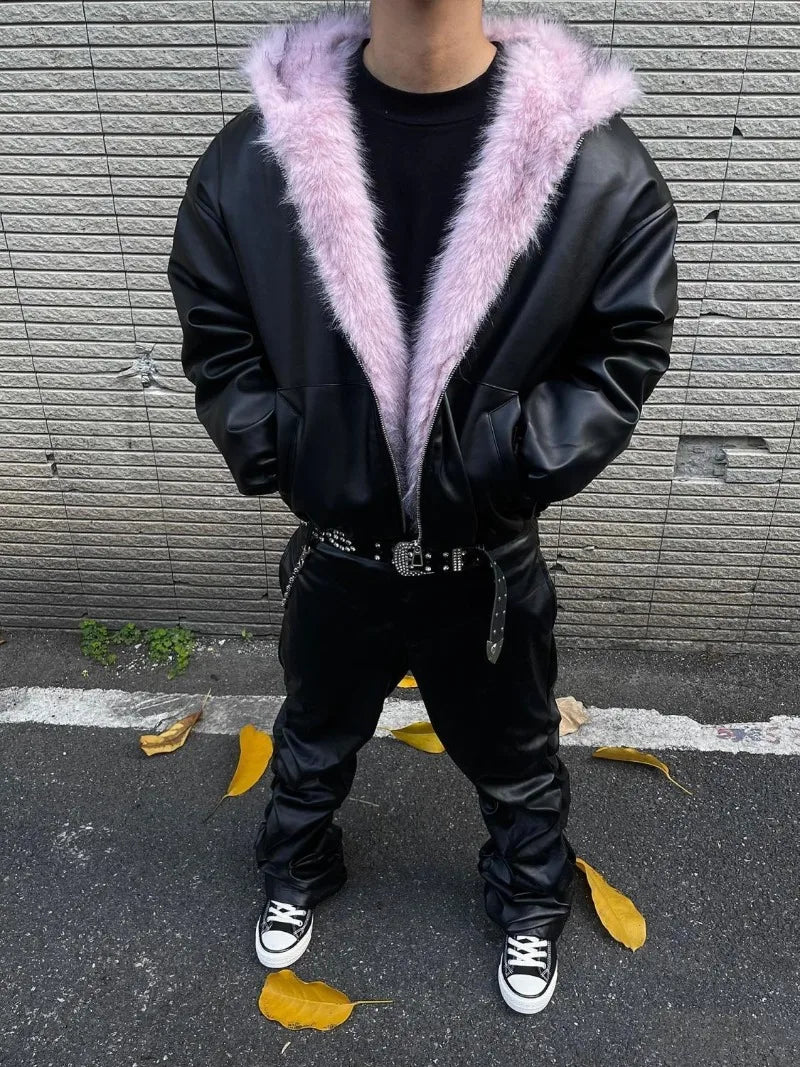 2025 Vintage Fur Collar Jacket