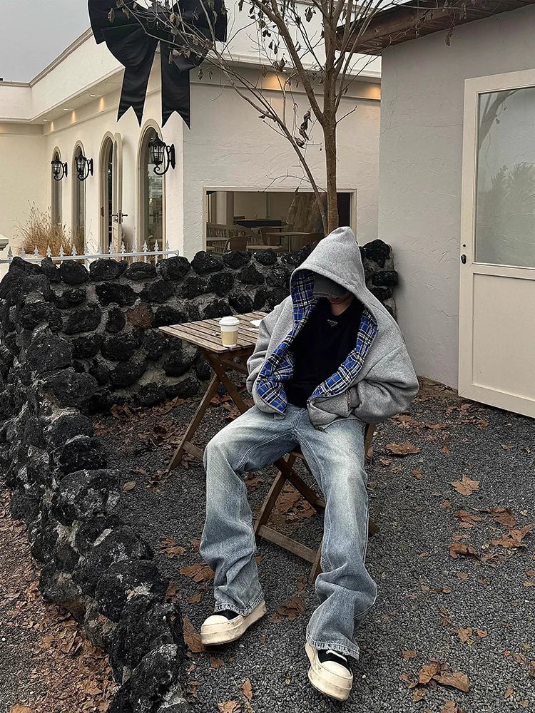 Mauroicardi Spring Oversized Reversible Hoodie