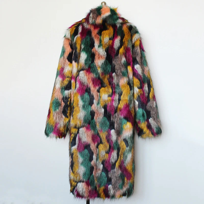 PFHQ Long Faux Fur Jacket